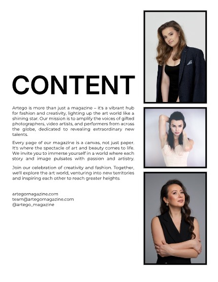 ARTEGO MAGAZINE -  PORTRAIT DECEMBER ISSUE 1173, page 2