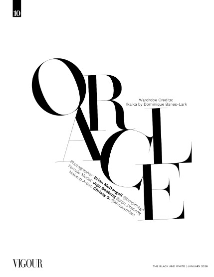VIGOUR MAGAZINE The Black And White | January 2026 | Issue 01, page 10