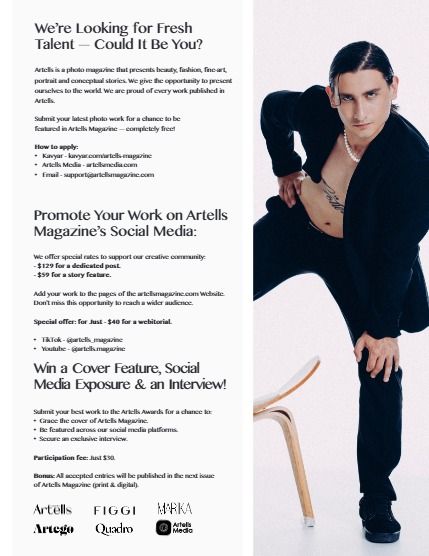 Артеллс, журнал. Мужской выпуск, август, выпуск 4217 (ARTELLS MAGAZINE - MEN AUGUST (Vol 4217)), page 3