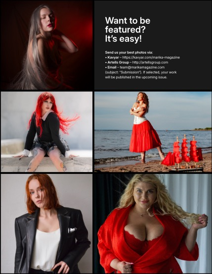 MARIKA MAGAZINE PORTRAIT (ISSUE 5871 - AUGUST), page 3