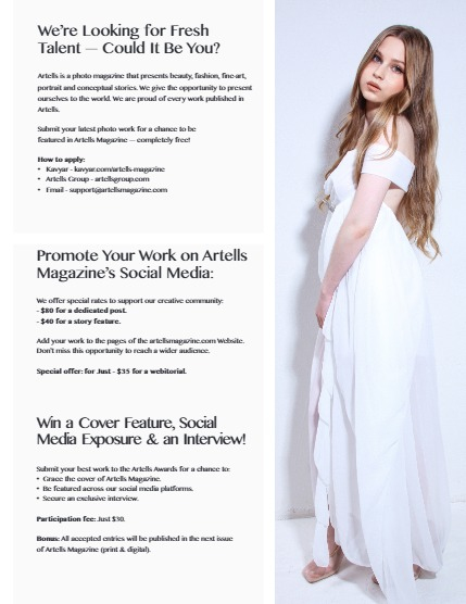 ARTELLS MAGAZINE - PORTRAIT SEPTEMBER (Vol 3587), page 3