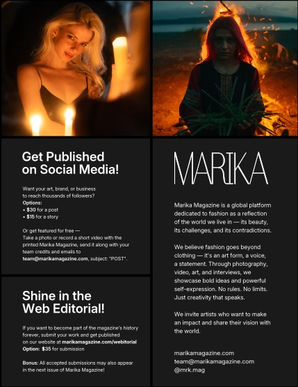 MARIKA MAGAZINE PORTRAIT (ISSUE 5761 - JUNE), page 2