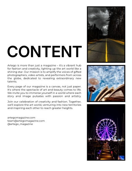 ARTEGO MAGAZINE - NATURE & TRAVELS AUGUST ISSUE 983, page 2