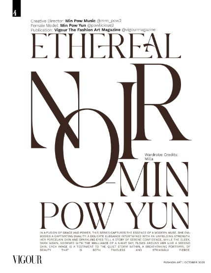 VIGOUR MAGAZINE The Art of Style | October 2025 | Issue 02, page 4