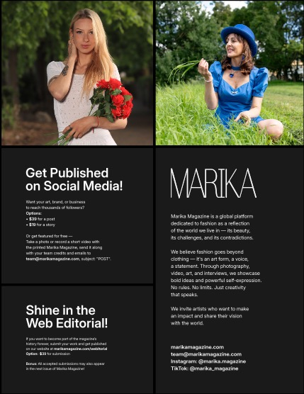 MARIKA MAGAZINE PORTRAIT (ISSUE 6386 - AUGUST), page 2
