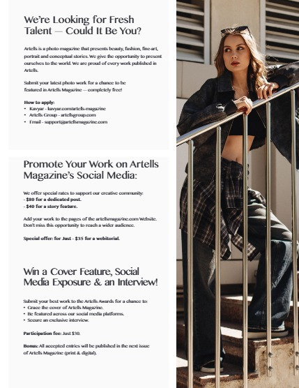 ARTELLS MAGAZINE - PORTRAIT AUGUST (Vol 3511), page 3