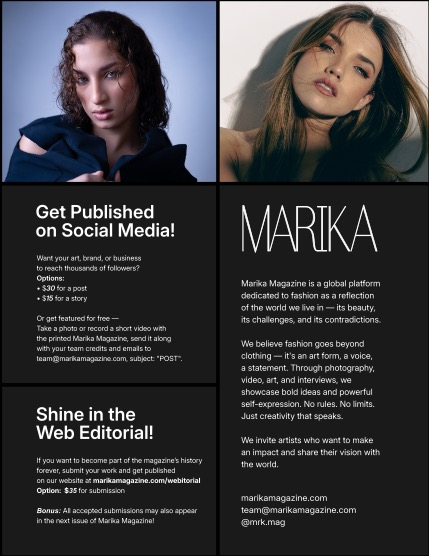 MARIKA MAGAZINE FASHION & GLAMOUR (ISSUE 6203 - March), page 2
