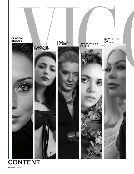 VIGOUR MAGAZINE The Black And White | August 2025 | Issue 03, page 2