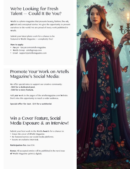 ARTELLS MAGAZINE - FINEART & VISUAL ART OCTOBER (Vol 3596), page 3