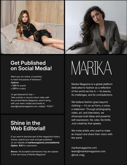 MARIKA MAGAZINE FASHION & GLAMOUR (ISSUE 6207 - MARCH), page 2