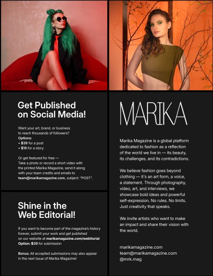 MARIKA MAGAZINE PORTRAIT (ISSUE 6265 - APRIL), page 2