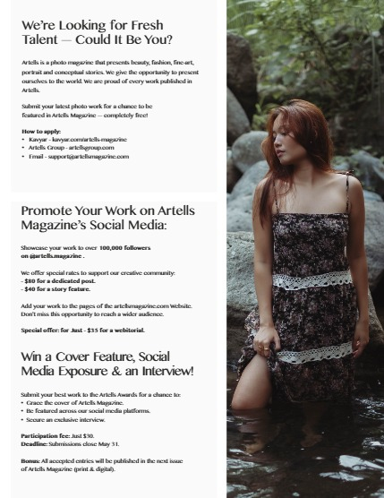 ARTELLS MAGAZINE - PORTRAIT JUNE (Vol 3320), page 3