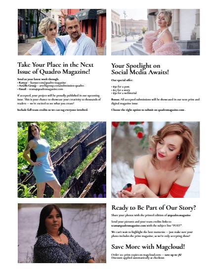 QUADRO MAGAZINE - PORTRAIT AUGUST (Vol 1266), page 3