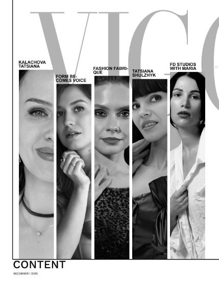 VIGOUR MAGAZINE The Black And White | December 2025 | Issue 01, page 2