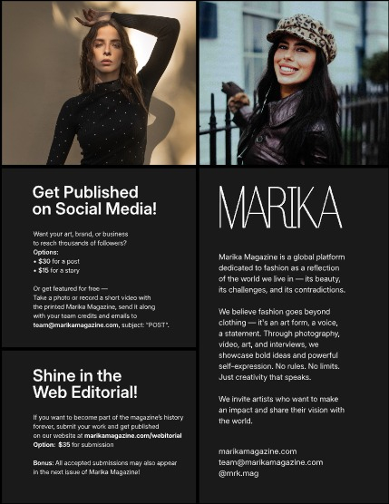 MARIKA MAGAZINE FASHION & GLAMOUR (ISSUE 6087 - December), page 2