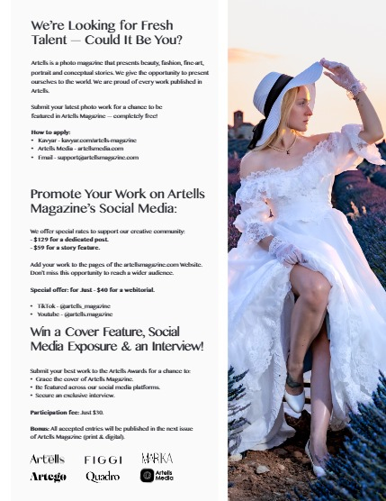 ARTELLS MAGAZINE - PORTRAIT AUGUST (Vol 4237), page 3
