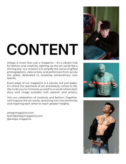 ARTEGO MAGAZINE - MEN MARCH ISSUE 729, page 2