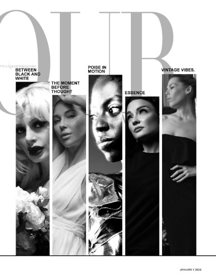 VIGOUR MAGAZINE The Black And White | January 2026 | Issue 01, page 3