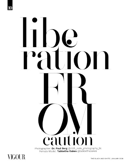 VIGOUR MAGAZINE The Black And White | January 2026 | Issue 03, page 10