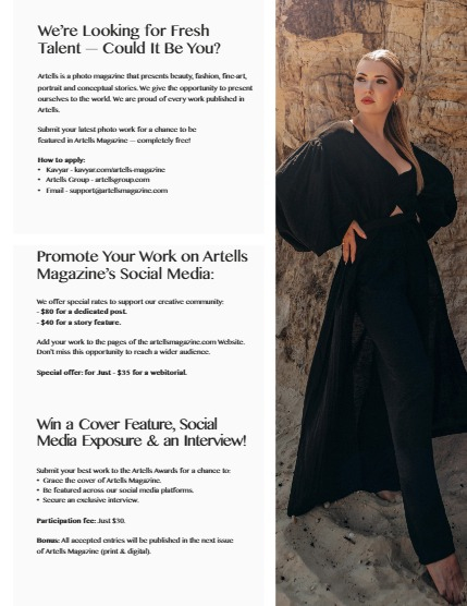 ARTELLS MAGAZINE - PORTRAIT AUGUST (Vol 3495), page 3