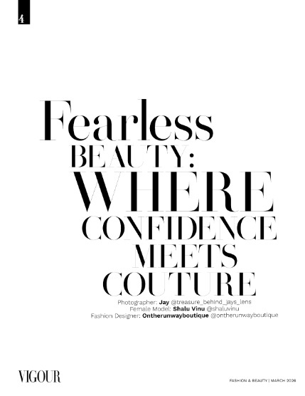 VIGOUR MAGAZINE Fashion & Beauty | March 2026  | Issue 10, page 4