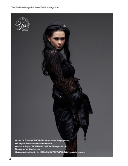 Yes Fashion Magazine, Issue #105, August 2026, Fashion Edition, page 4