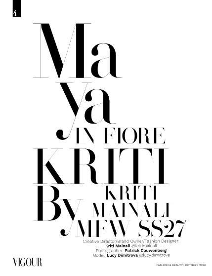 Вигор, журнал. Мода и красота, октябрь 2026, выпуск 7 (VIGOUR MAGAZINE The Fashion & Beauty | October 2026 | Issue 07), page 4