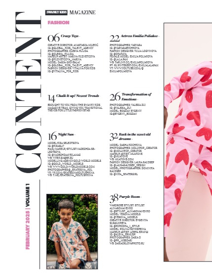Swanky Kids Magazine - February 2025: The Big Fashion Issue, page 4
