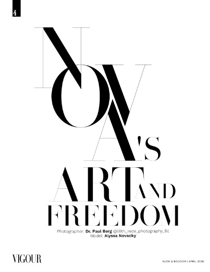 VIGOUR MAGAZINE Nude & Boudoir | April 2026 | Issue 03, page 4