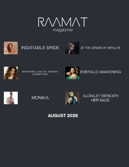 Раамат, журнал. Август 2026, выпуск 8 (RAAMAT Magazine August 2026 Issue 8), page 3