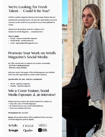 Артеллс, журнал. Портрет, октябрь, выпуск 4329 (ARTELLS MAGAZINE - PORTRAIT OCTOBER (Vol 4329)), page 3