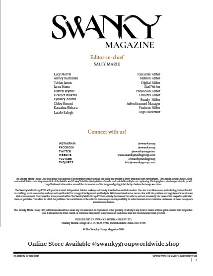 Swanky Magazine - April 2025: The Fashion Forward Edition, page 3