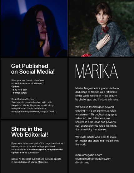 MARIKA MAGAZINE PORTRAIT (ISSUE 6271 - APRIL), page 2