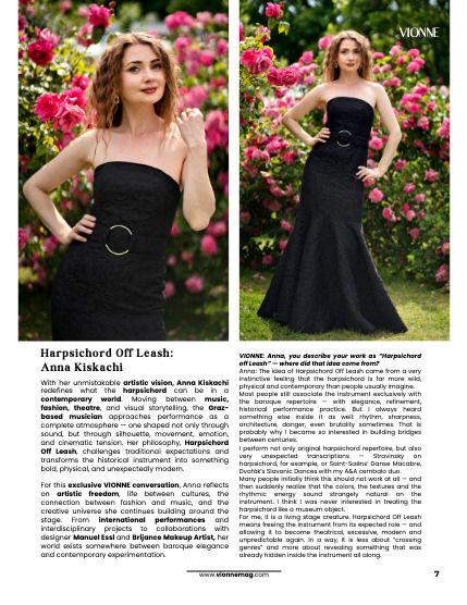 Вионн, журнал. Июнь, выпуск 14 (VIONNE Magazine - ISSUE #14 - JUNE), page 7