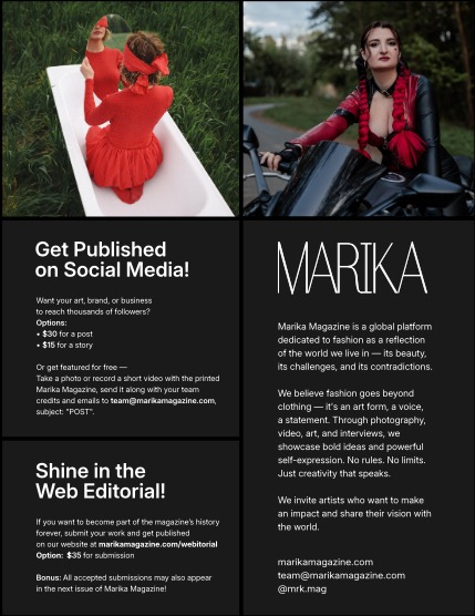 MARIKA MAGAZINE PORTRAIT (ISSUE 5805 - JULY), page 2