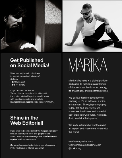 MARIKA MAGAZINE MEN (ISSUE 5939 - OCTOBER), page 2
