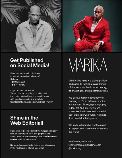 MARIKA MAGAZINE MEN (ISSUE 6057 - NOVEMBER), page 2