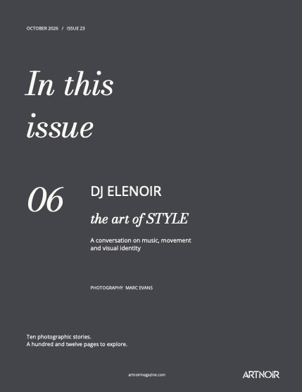 ARTNOIR Issue 23 vol 2, October 2026, page 3