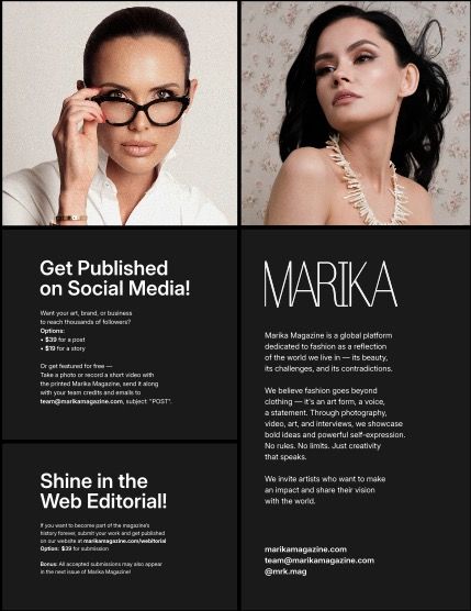 Марика, журнал. Портрет, июнь, выпуск 6323 (MARIKA MAGAZINE PORTRAIT (ISSUE 6323 - June)), page 2