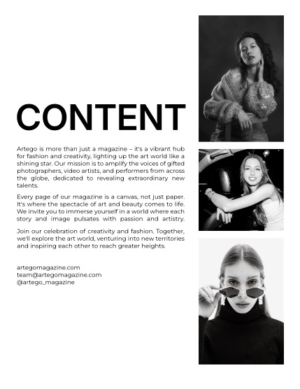 ARTEGO MAGAZINE - PORTRAIT MARCH ISSUE 768, page 2