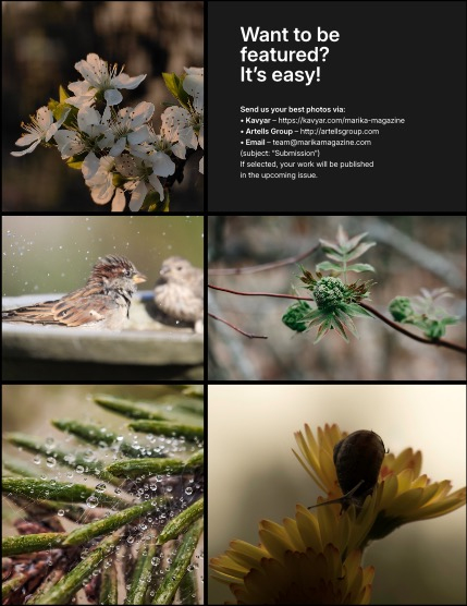 MARIKA MAGAZINE NATURE & TRAVELS (ISSUE 5728 - JUNE), page 3