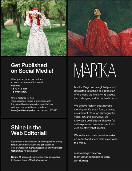 MARIKA MAGAZINE FASHION & GLAMOUR (ISSUE 6255 - April), page 2