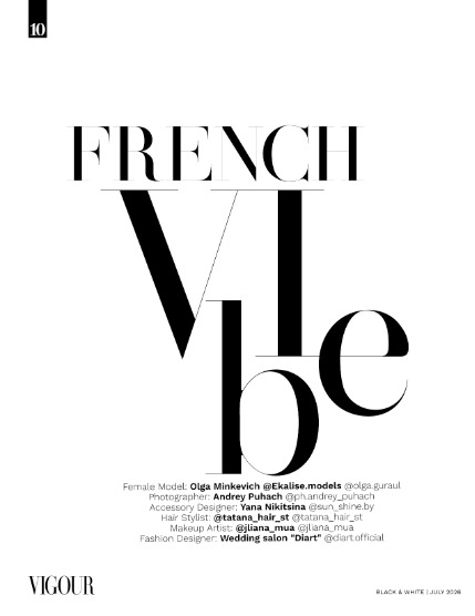 VIGOUR MAGAZINE The Black And White | July 2026 | Issue 02, page 10