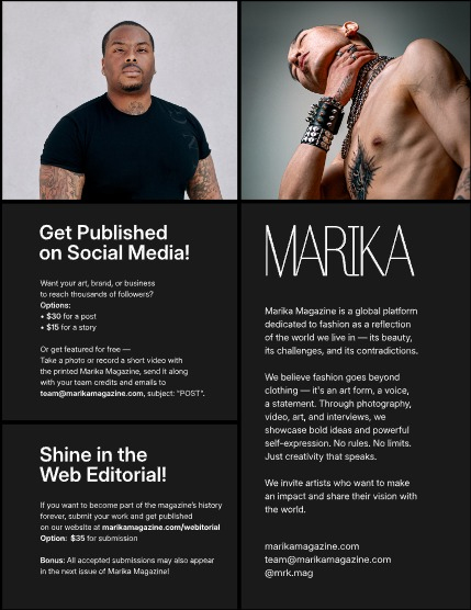 MARIKA MAGAZINE MEN (ISSUE 6056 - NOVEMBER), page 2
