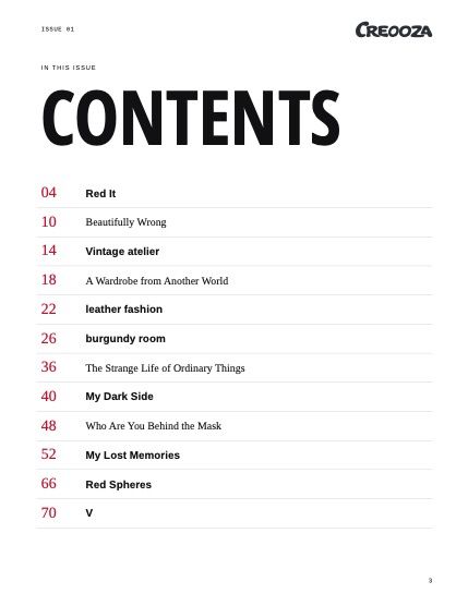 Креоза, журнал (CREOOZA Magazine), page 3