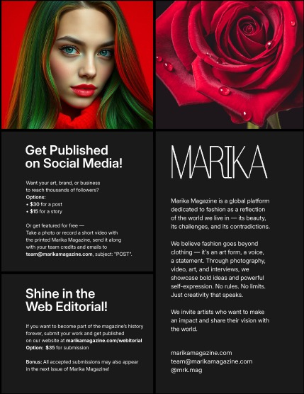 MARIKA MAGAZINE FINE-ART & AI (ISSUE 5998 - NOVEMBER), page 2