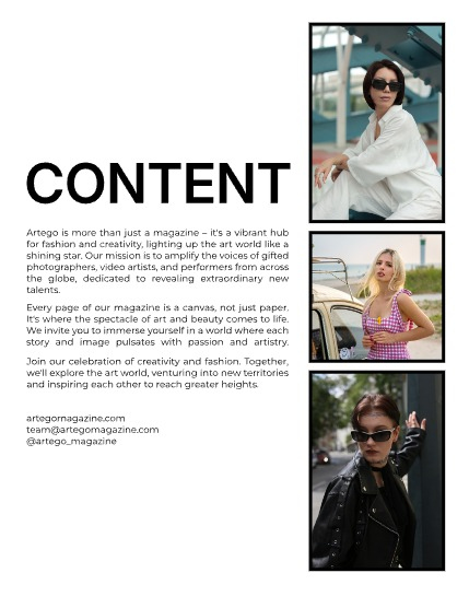 ARTEGO MAGAZINE - PORTRAIT DECEMBER ISSUE 1165, page 2