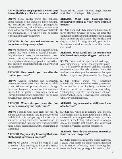 Артнуар, журнал. Август 2026, выпуск 12 (Artnoir Issue #12, August 2026), page 9