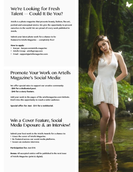 ARTELLS MAGAZINE - PORTRAIT AUGUST (Vol 3492), page 3