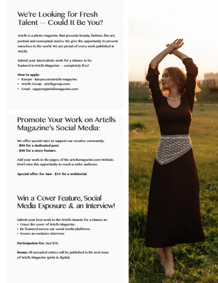 ARTELLS MAGAZINE - PORTRAIT JULY (Vol 3395), page 3